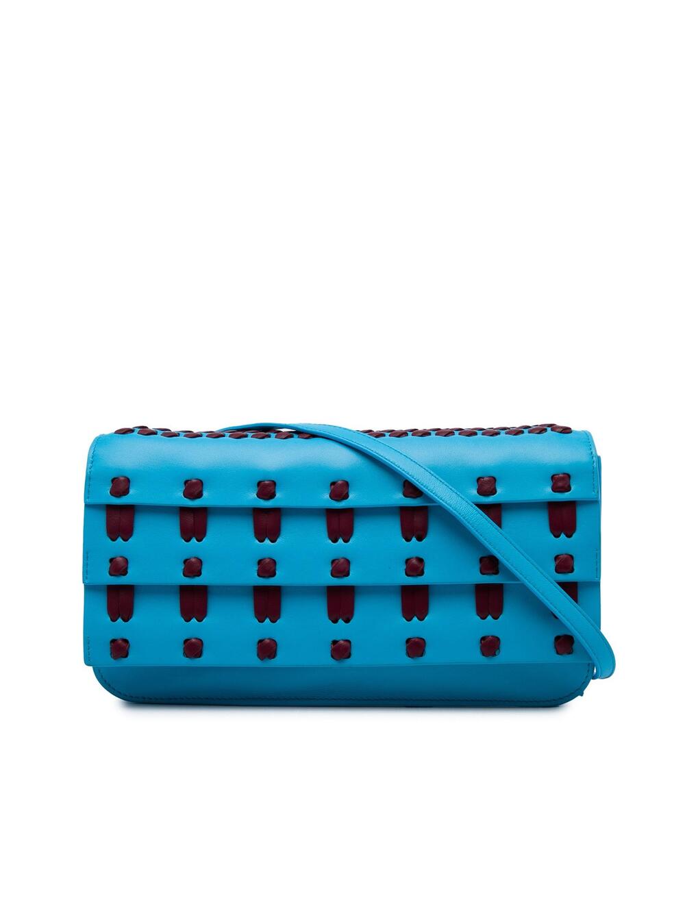 Bottega Veneta Lambskin Whipstitch Flap #356522B66B